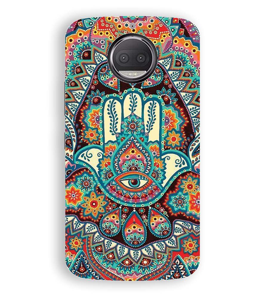PS1336-Eye Hands Mandala Back Cover for Motorola Moto G5S Plus