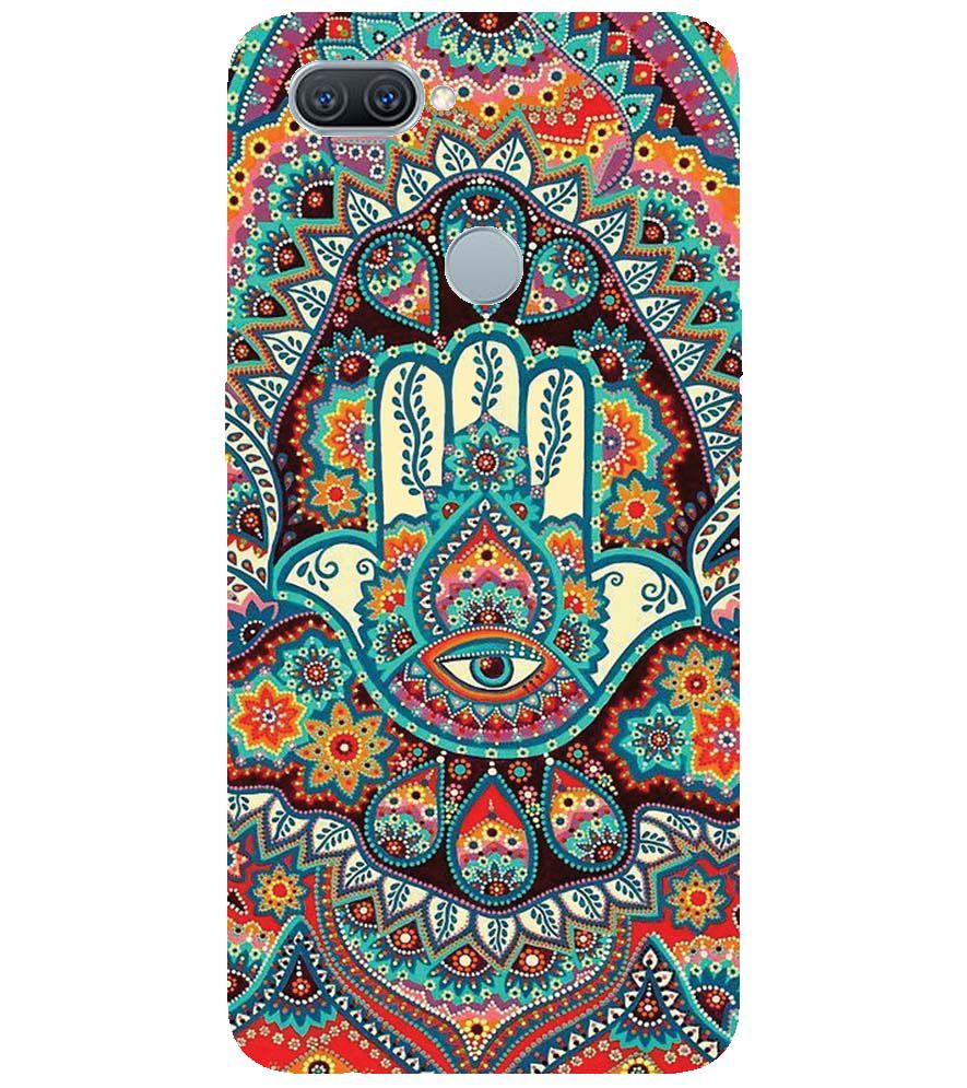 PS1336-Eye Hands Mandala Back Cover for Oppo A7