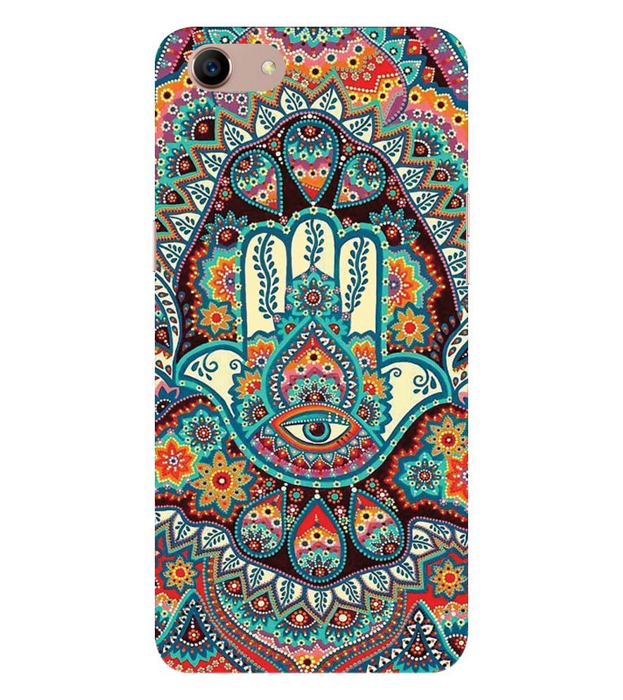 PS1336-Eye Hands Mandala Back Cover for Oppo A83