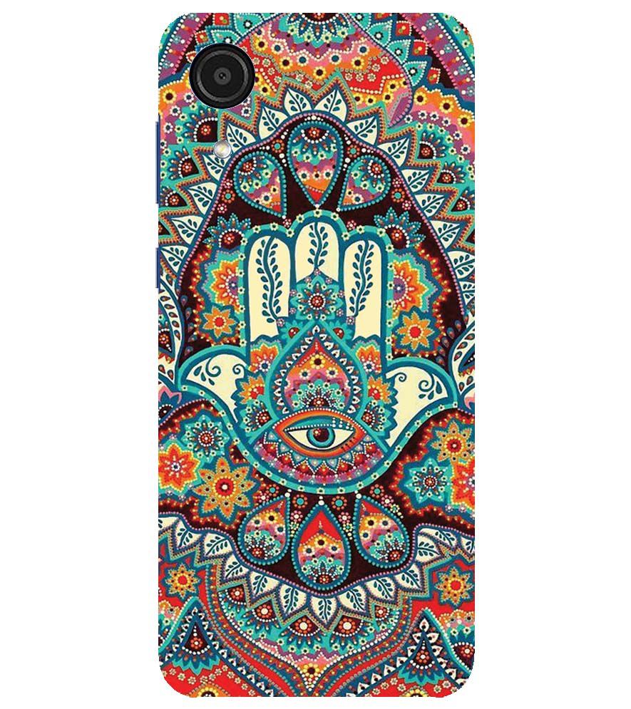 PS1336-Eye Hands Mandala Back Cover for Samsung Galaxy A03 Core
