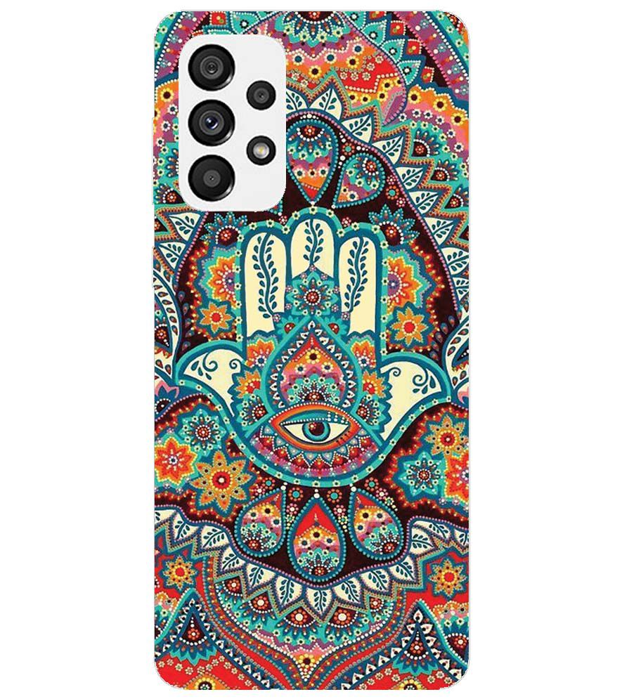 PS1336-Eye Hands Mandala Back Cover for Samsung Galaxy A73 5G