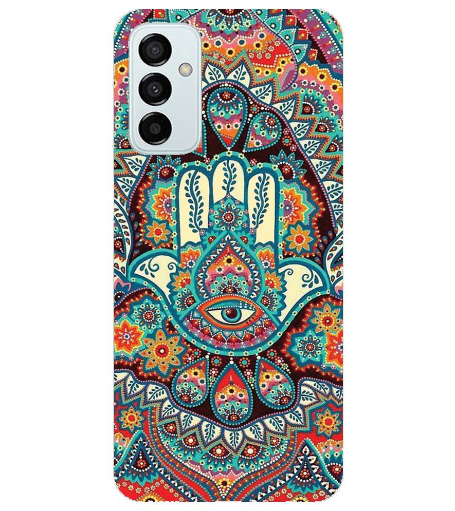 PS1336-Eye Hands Mandala Back Cover for Samsung Galaxy F23