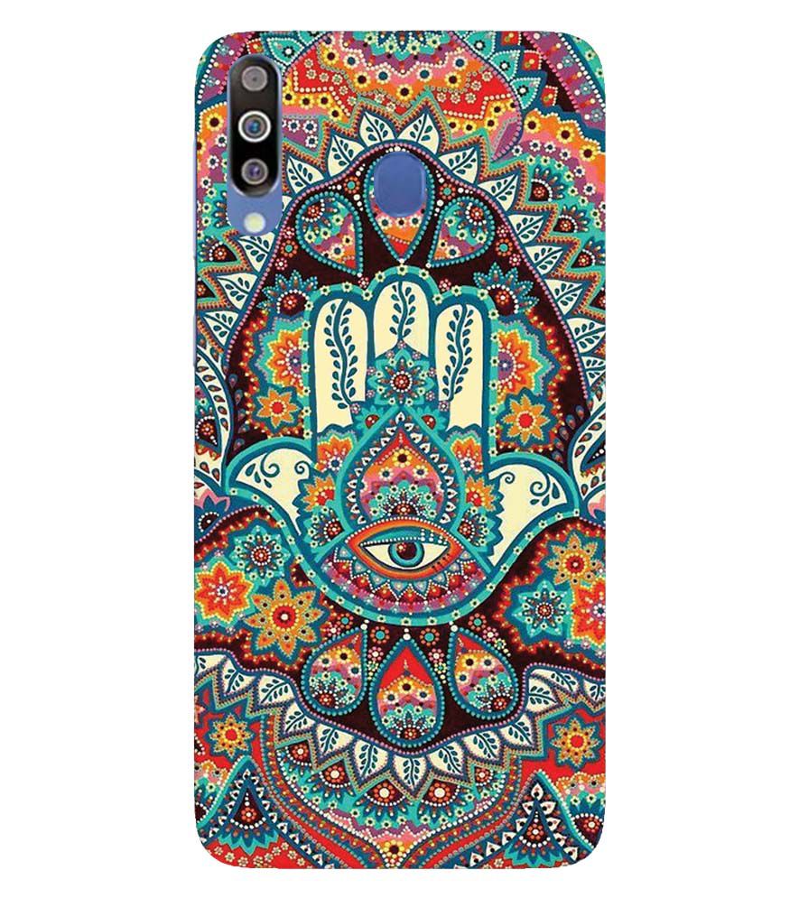 PS1336-Eye Hands Mandala Back Cover for Samsung Galaxy M30