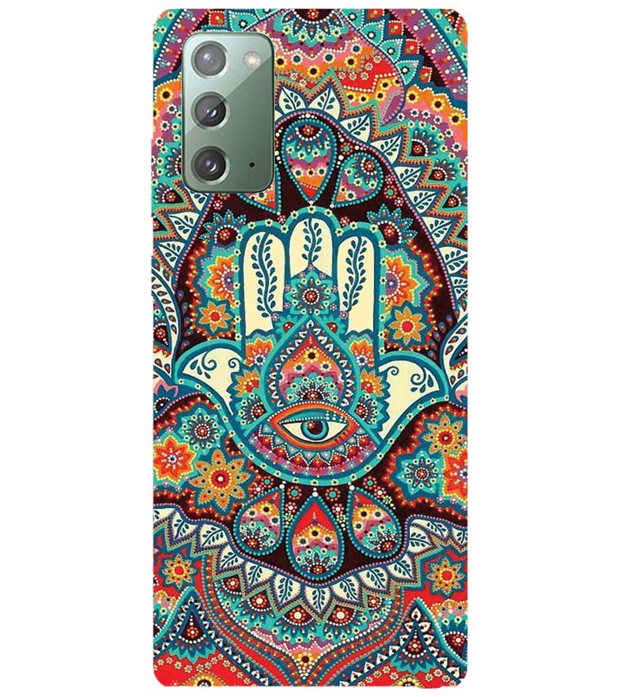 PS1336-Eye Hands Mandala Back Cover for Samsung Galaxy Note20
