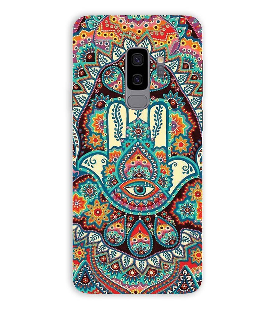PS1336-Eye Hands Mandala Back Cover for Samsung Galaxy S9+ (Plus)