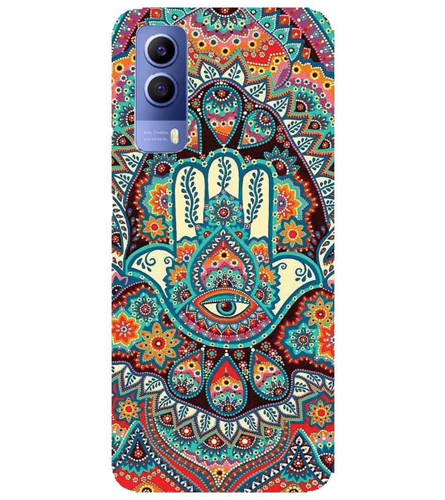 PS1336-Eye Hands Mandala Back Cover for vivo Y53s