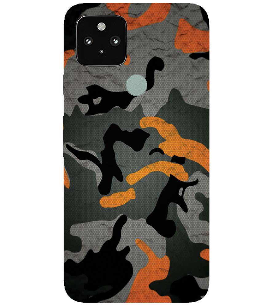 PS1337-Premium Looking Camouflage Back Cover for Google Pixel 5