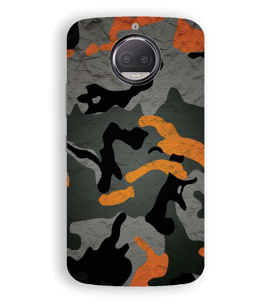 PS1337-Premium Looking Camouflage Back Cover for Motorola Moto G5S Plus