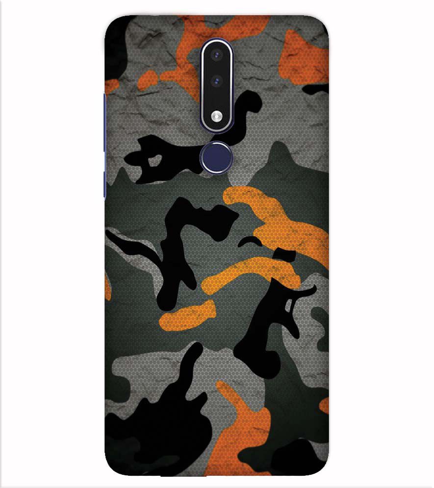 PS1337-Premium Looking Camouflage Back Cover for Nokia 7.1