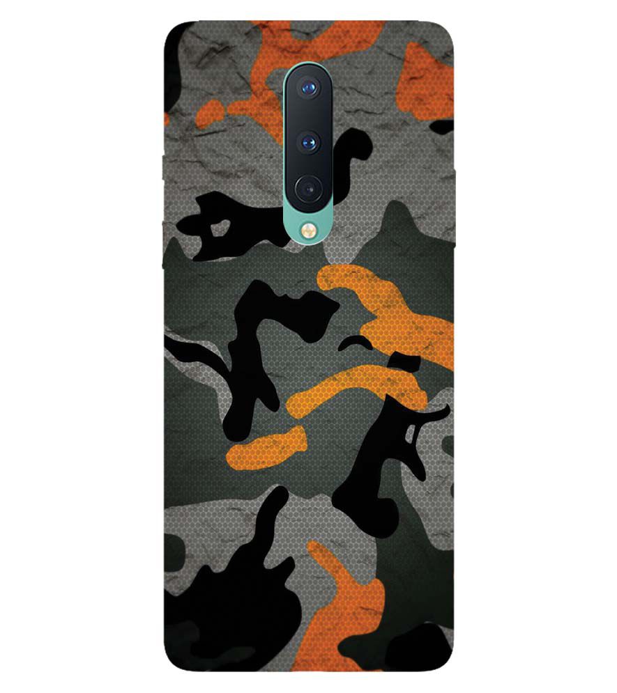 PS1337-Premium Looking Camouflage Back Cover for OnePlus 8
