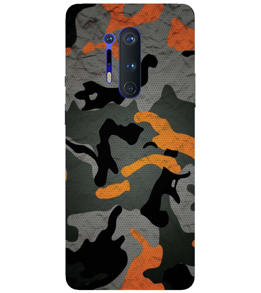 PS1337-Premium Looking Camouflage Back Cover for OnePlus 8 Pro