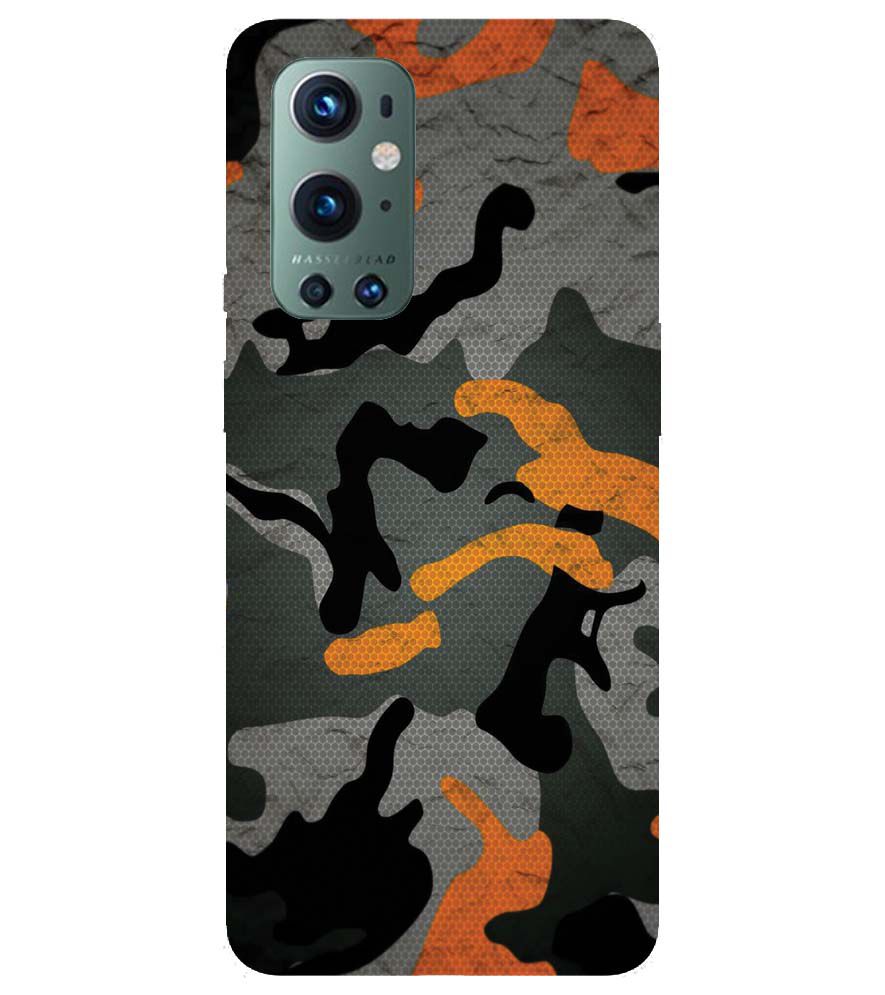 PS1337-Premium Looking Camouflage Back Cover for OnePlus 9 Pro