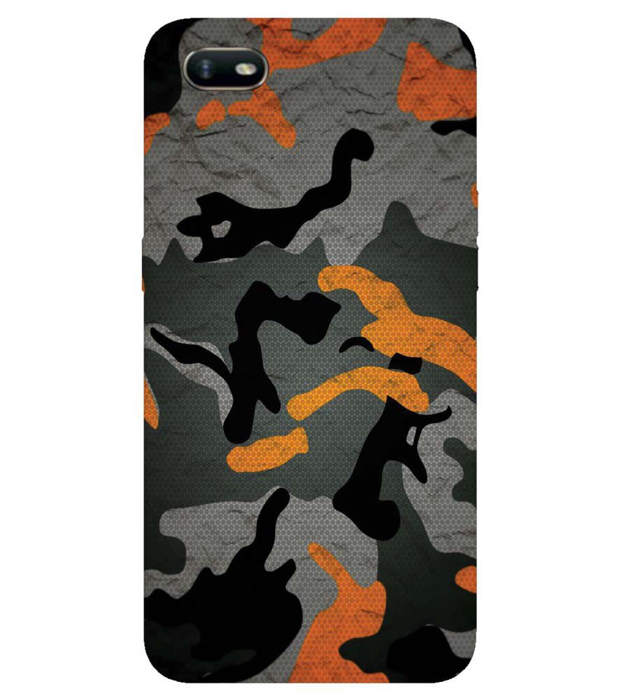 PS1337-Premium Looking Camouflage Back Cover for Oppo A1k