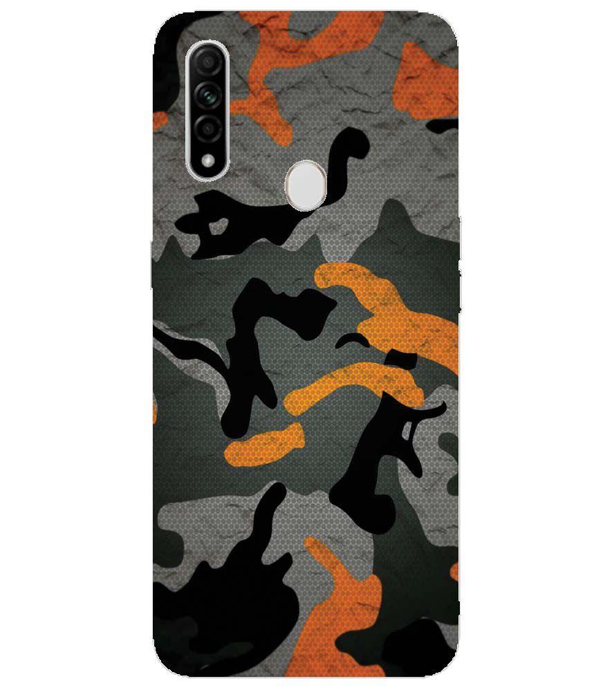 PS1337-Premium Looking Camouflage Back Cover for Oppo A31