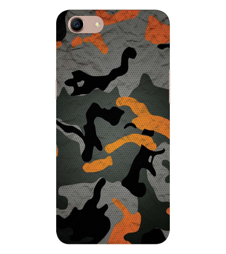 PS1337-Premium Looking Camouflage Back Cover for Oppo A83