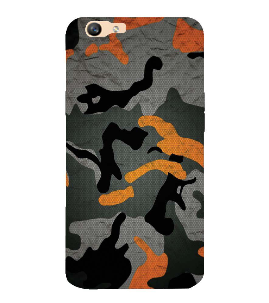 PS1337-Premium Looking Camouflage Back Cover for Oppo F1s : A59