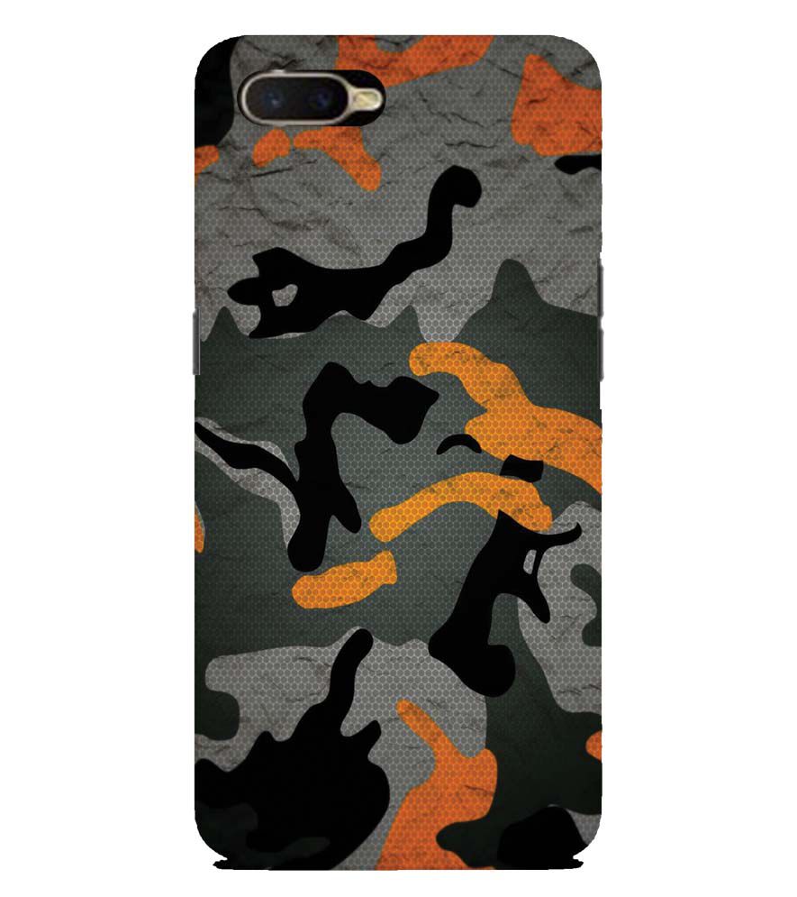PS1337-Premium Looking Camouflage Back Cover for Oppo K1