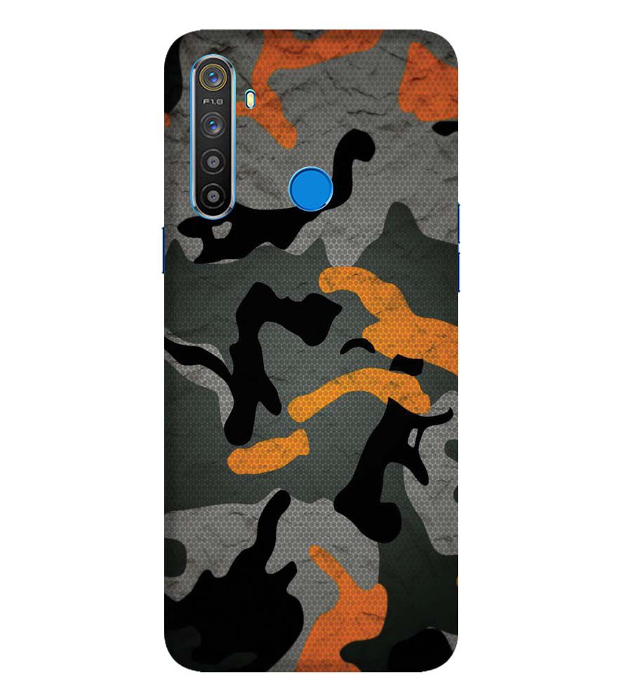 PS1337-Premium Looking Camouflage Back Cover for Realme 5i