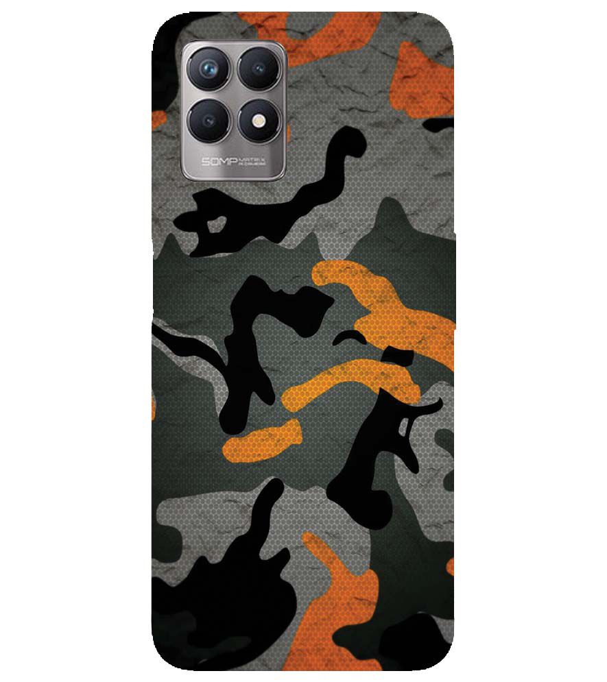 PS1337-Premium Looking Camouflage Back Cover for Realme 8i