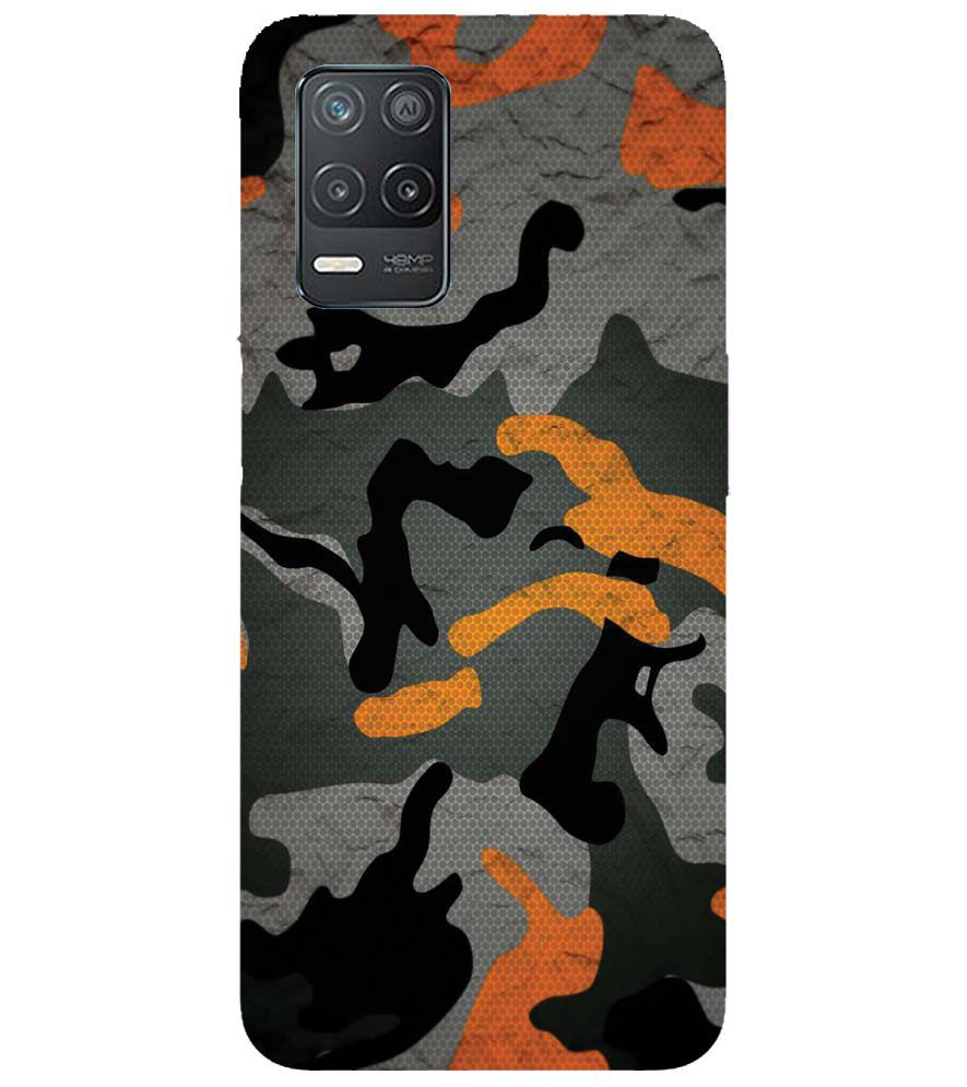 PS1337-Premium Looking Camouflage Back Cover for Realme 9 5G