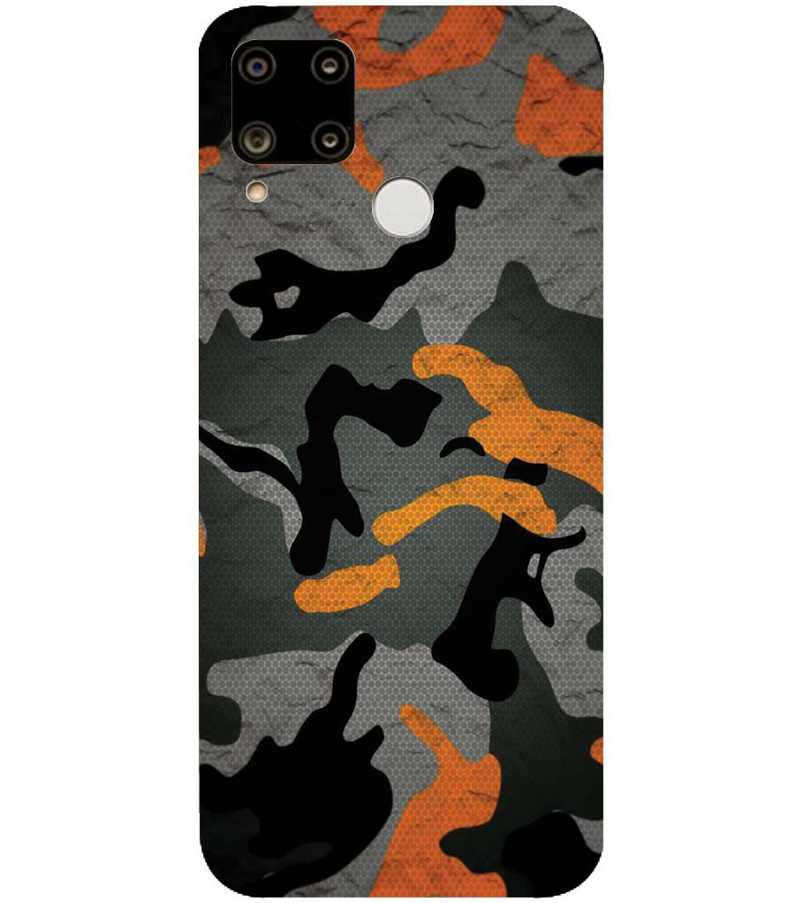 PS1337-Premium Looking Camouflage Back Cover for Realme C15