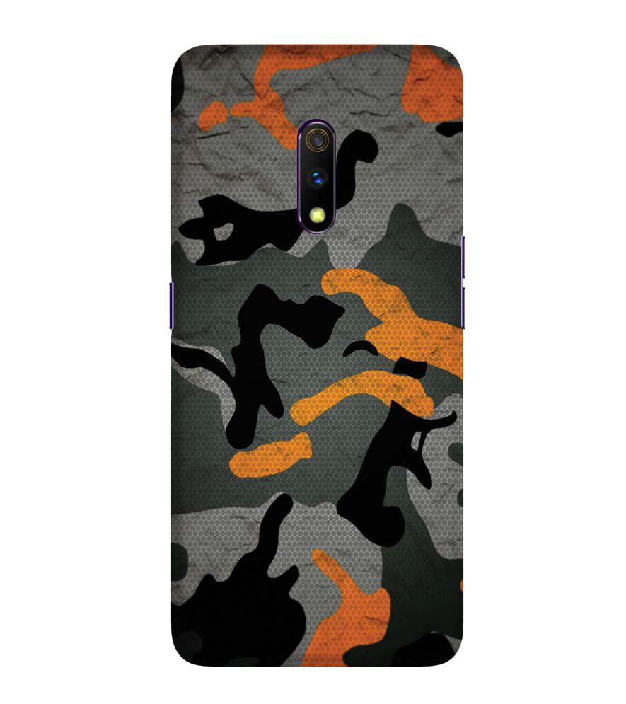 PS1337-Premium Looking Camouflage Back Cover for Realme X