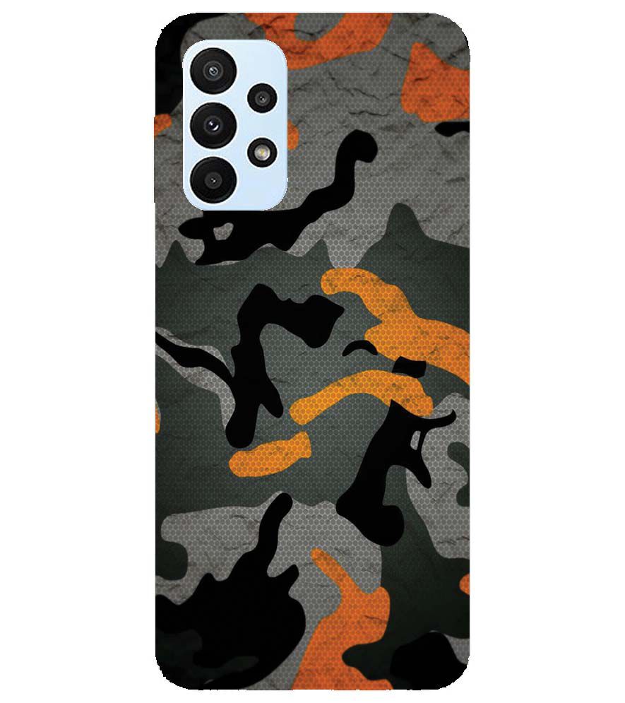 PS1337-Premium Looking Camouflage Back Cover for Samsung Galaxy A23