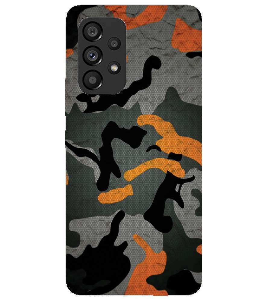PS1337-Premium Looking Camouflage Back Cover for Samsung Galaxy A53 5G