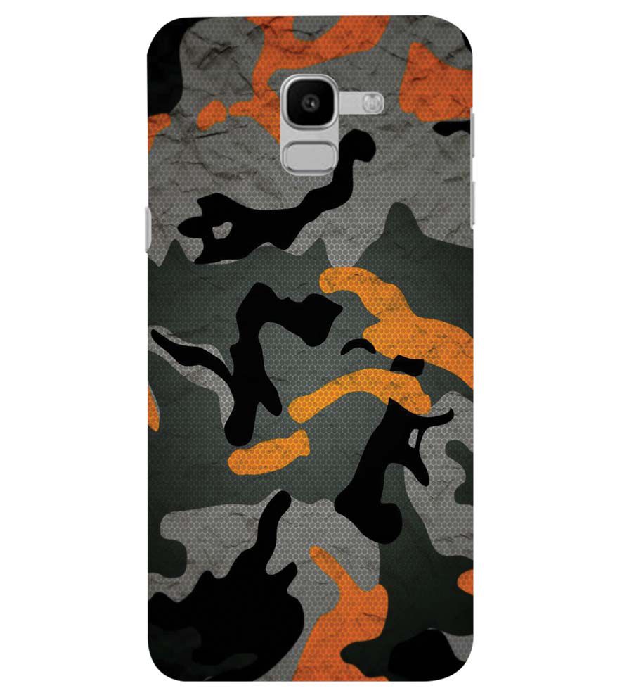 PS1337-Premium Looking Camouflage Back Cover for Samsung Galaxy J6 (2018)
