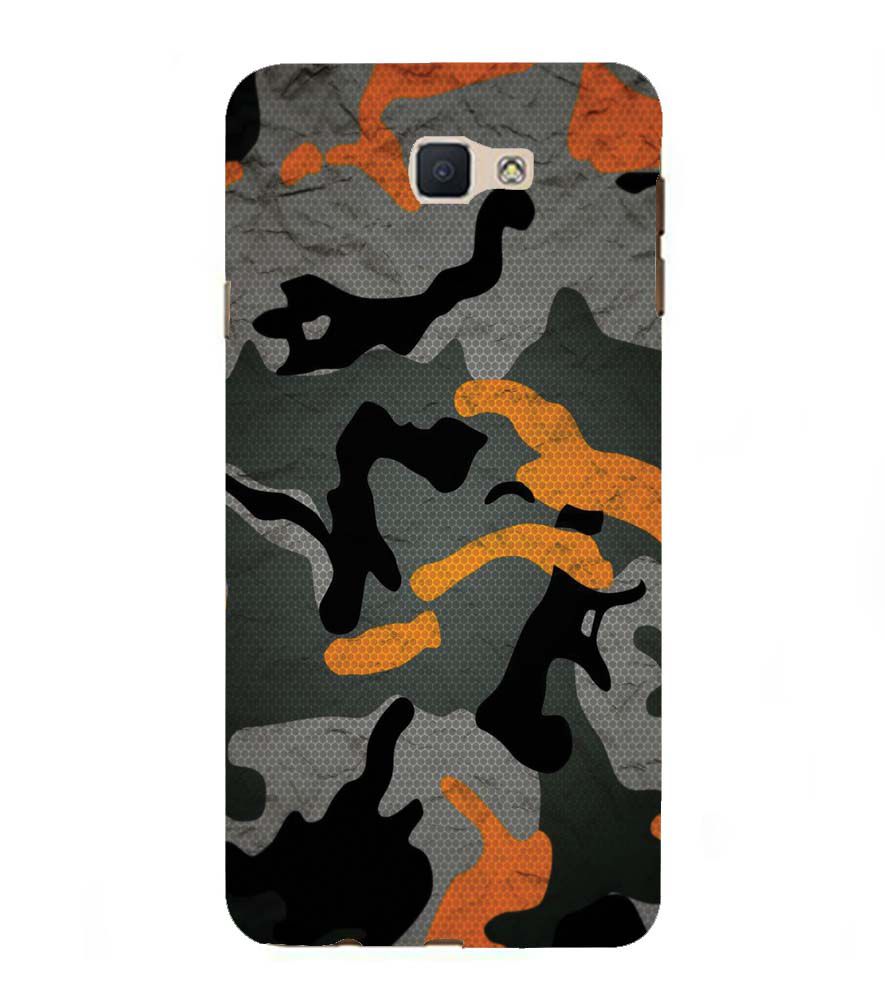 PS1337-Premium Looking Camouflage Back Cover for Samsung Galaxy J7 Prime (2016)
