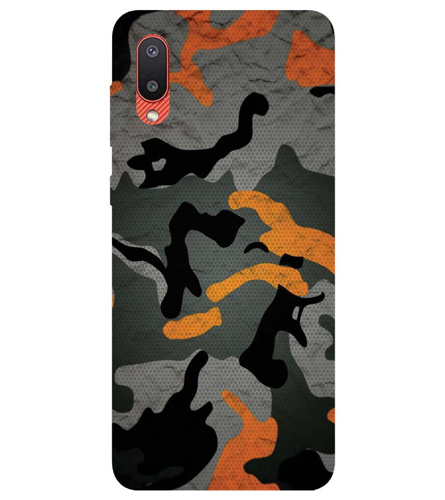 PS1337-Premium Looking Camouflage Back Cover for Samsung Galaxy M02