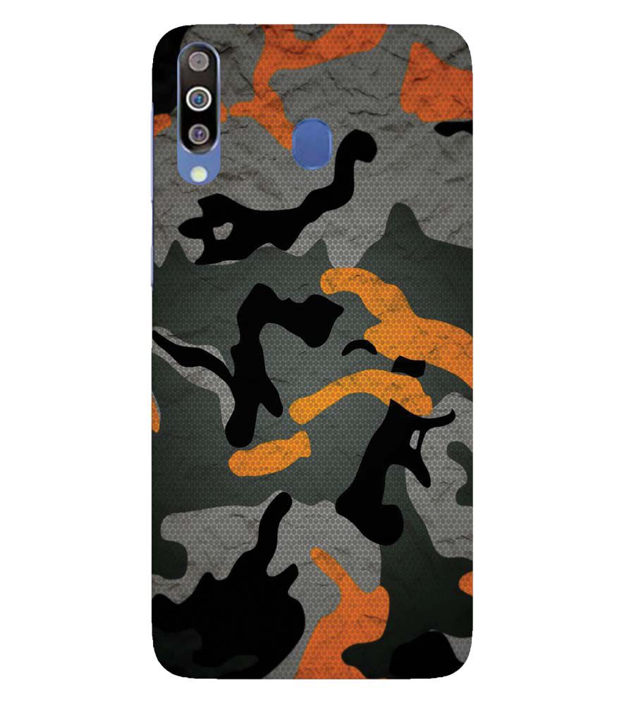 PS1337-Premium Looking Camouflage Back Cover for Samsung Galaxy M30