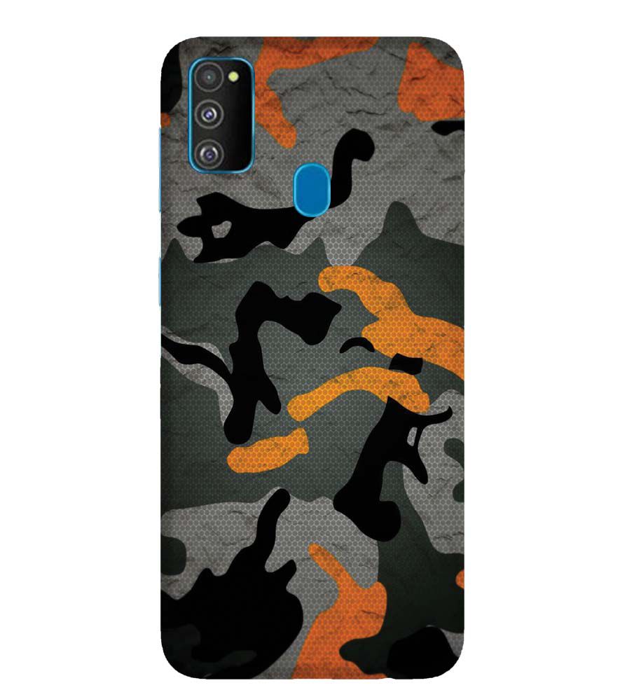 PS1337-Premium Looking Camouflage Back Cover for Samsung Galaxy M30s