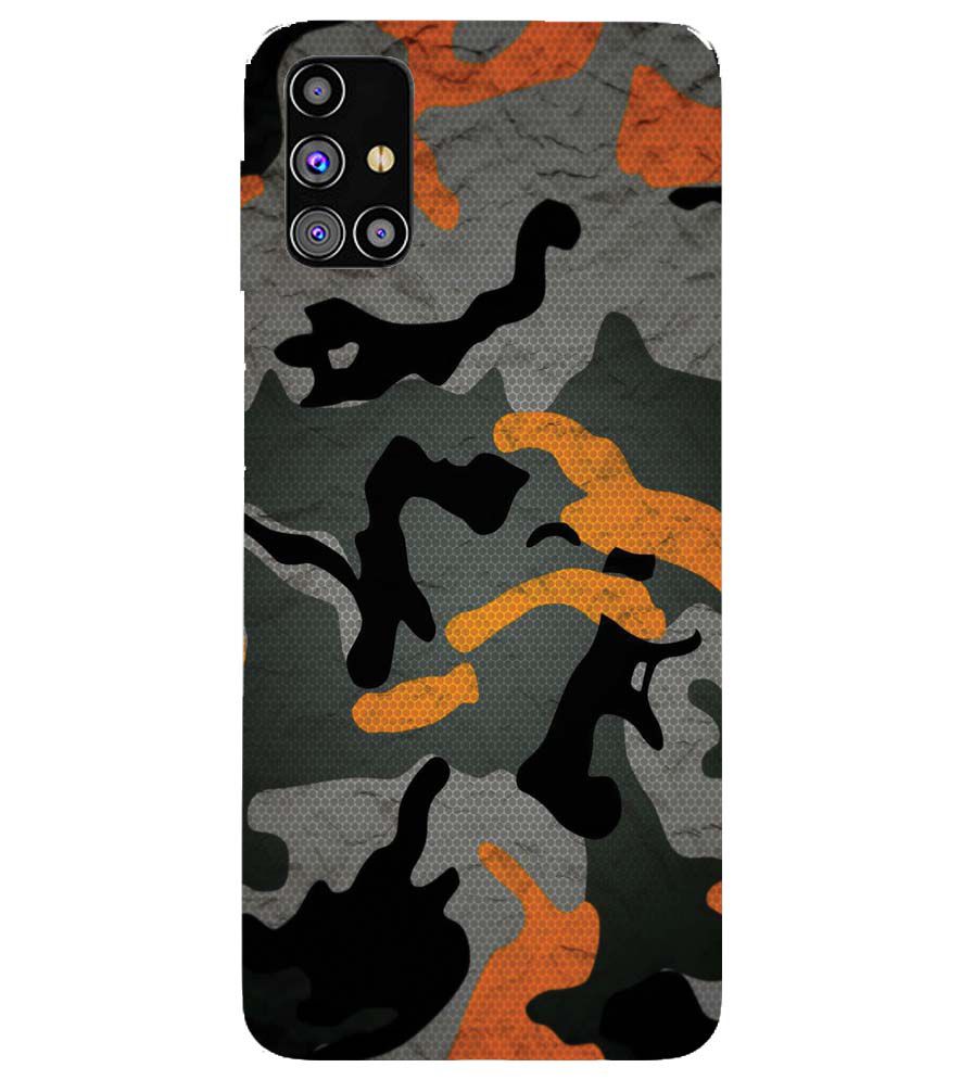 PS1337-Premium Looking Camouflage Back Cover for Samsung Galaxy M31s