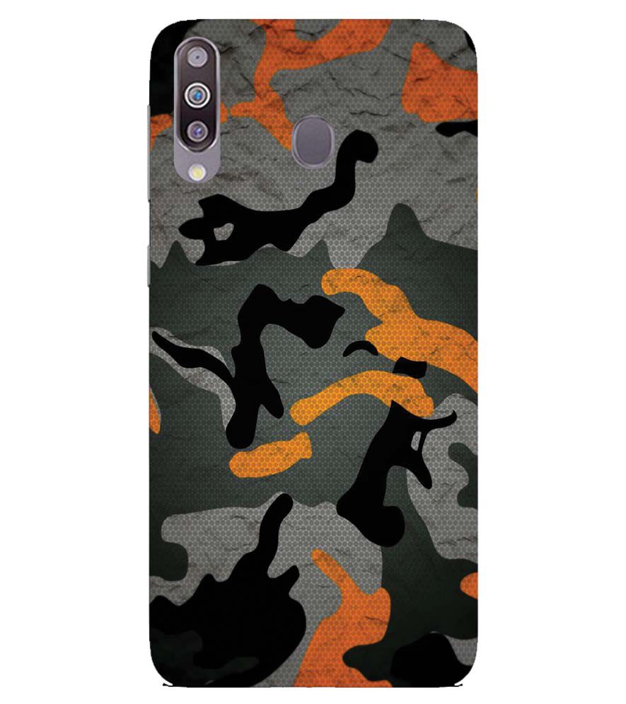 PS1337-Premium Looking Camouflage Back Cover for Samsung Galaxy M40