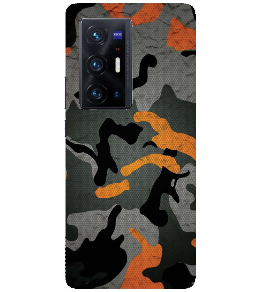 PS1337-Premium Looking Camouflage Back Cover for vivo X70 Pro