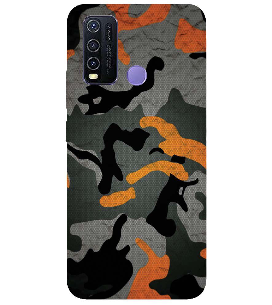 PS1337-Premium Looking Camouflage Back Cover for vivo Y30
