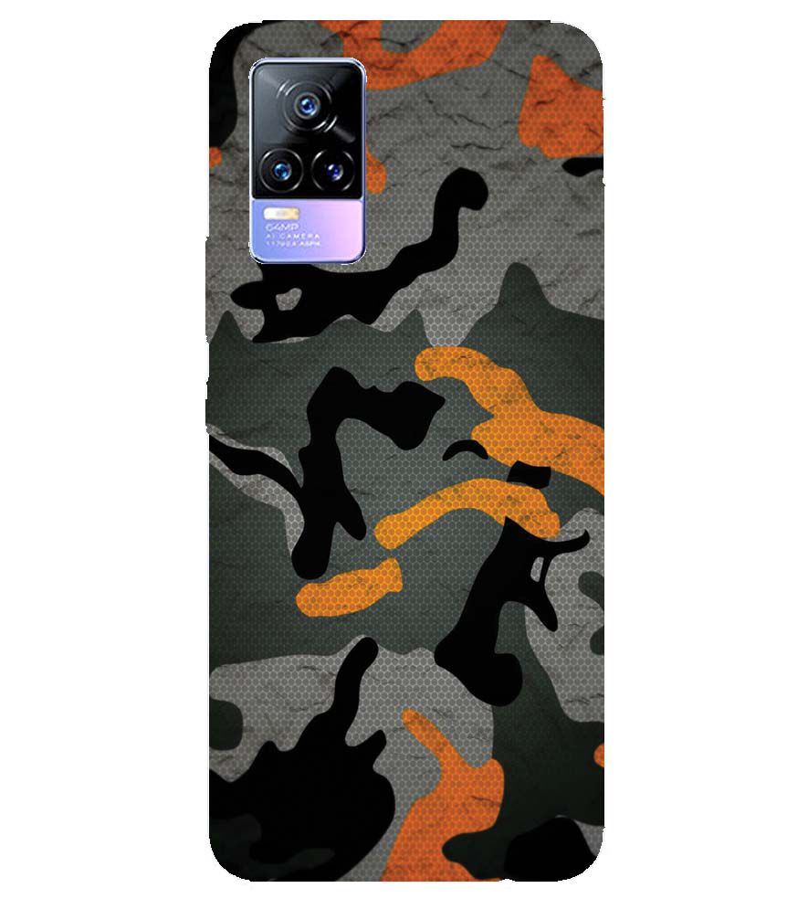 PS1337-Premium Looking Camouflage Back Cover for vivo Y73