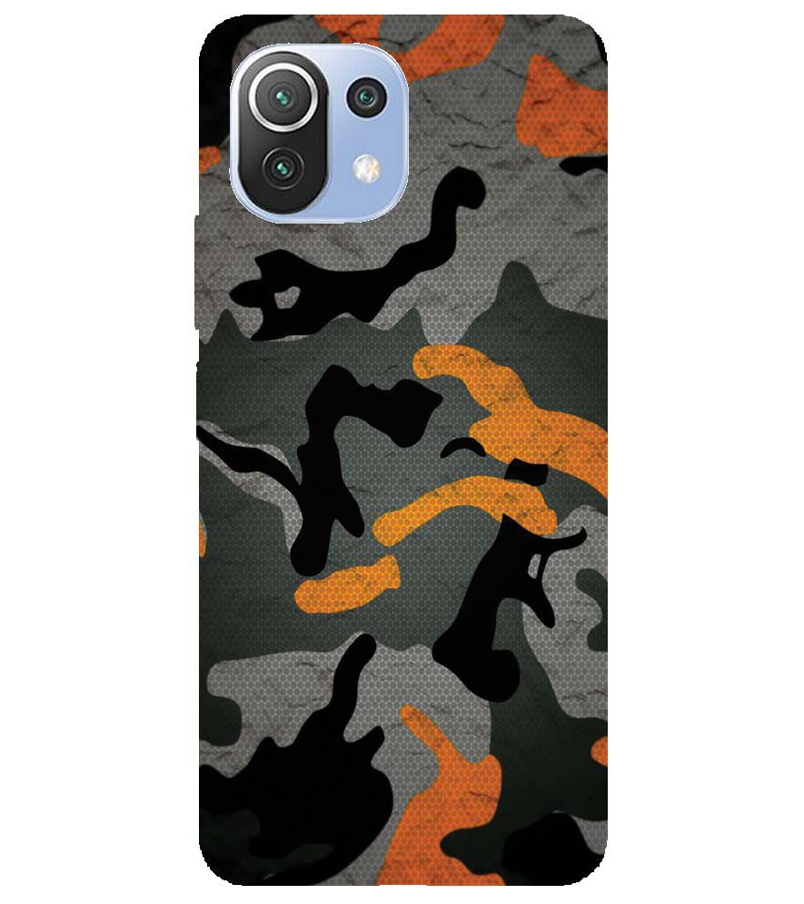 PS1337-Premium Looking Camouflage Back Cover for Xiaomi Mi 11 Lite