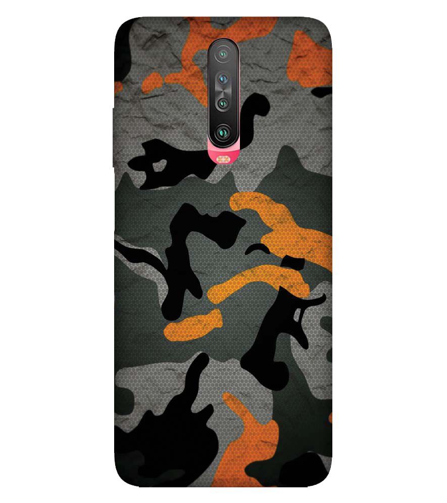 PS1337-Premium Looking Camouflage Back Cover for Xiaomi Poco X2