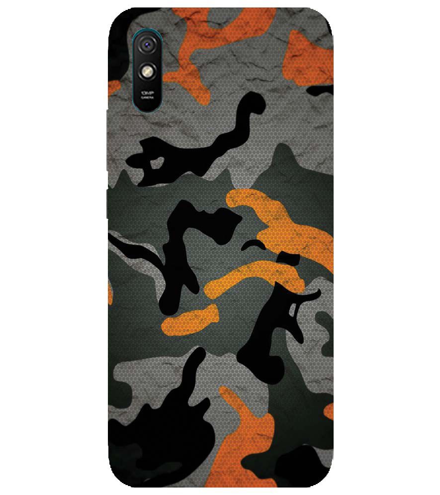 PS1337-Premium Looking Camouflage Back Cover for Xiaomi Redmi 9i