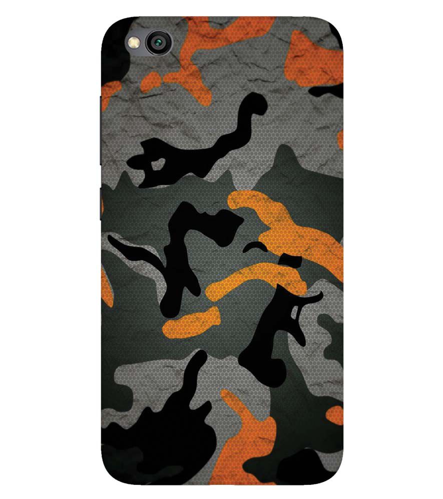 PS1337-Premium Looking Camouflage Back Cover for Xiaomi Redmi Go