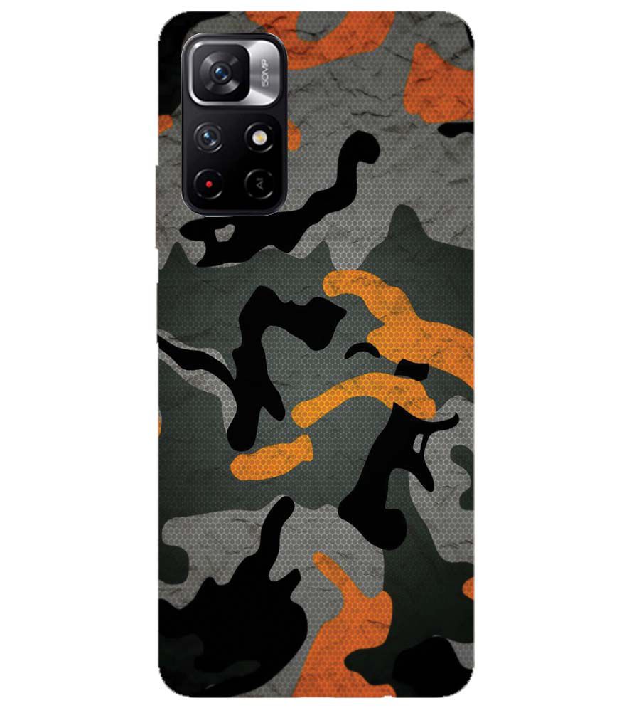 PS1337-Premium Looking Camouflage Back Cover for Xiaomi Redmi Note 11T 5G