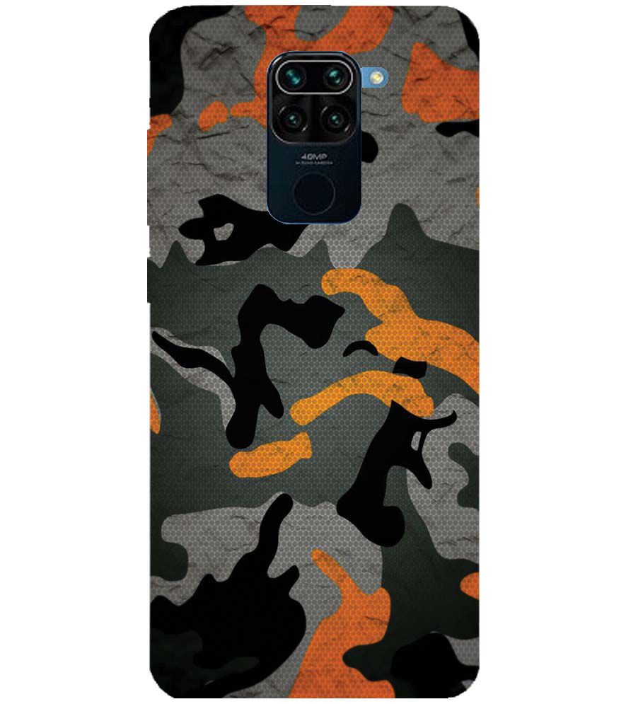 PS1337-Premium Looking Camouflage Back Cover for Xiaomi Redmi Note 9