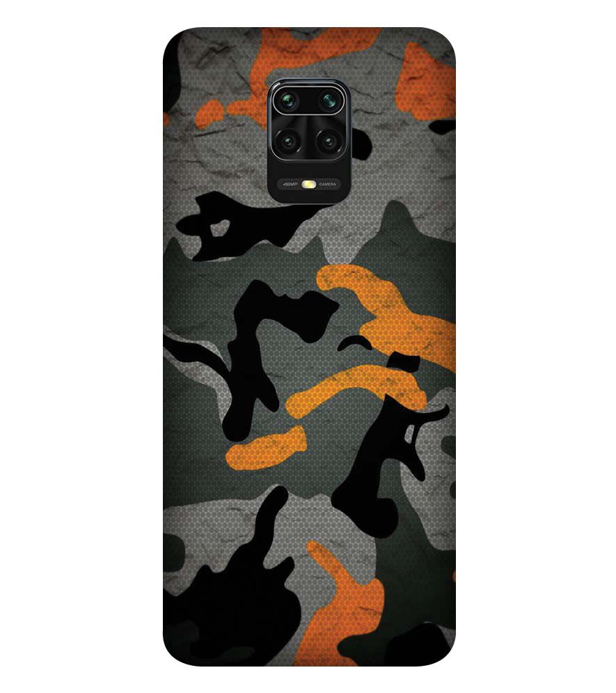 PS1337-Premium Looking Camouflage Back Cover for Xiaomi Redmi Note 9S