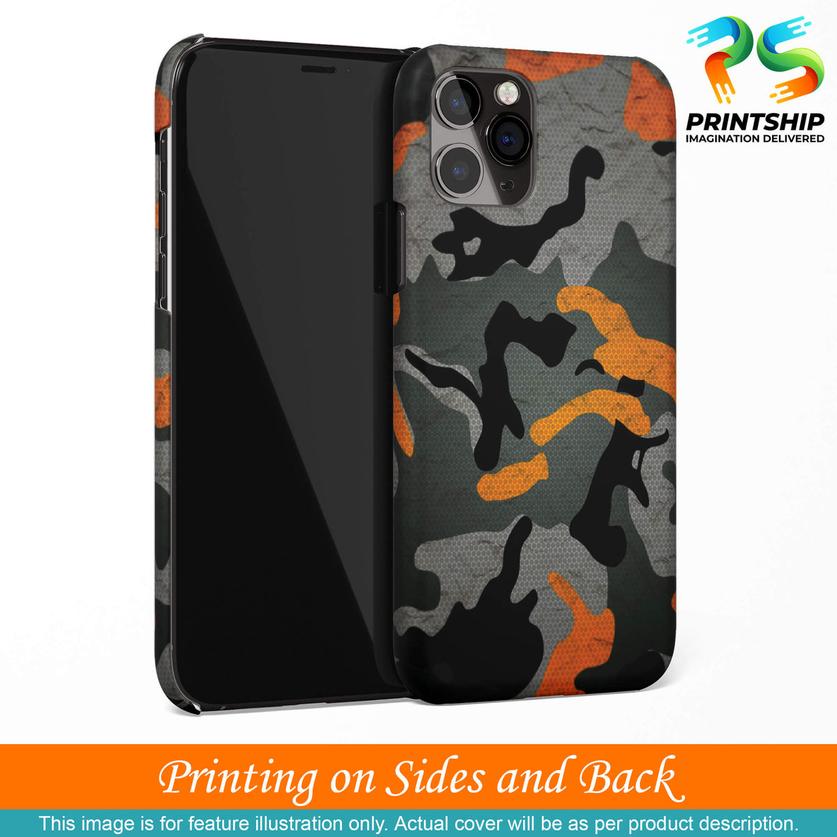 PS1337-Premium Looking Camouflage Back Cover for Samsung Galaxy M42 -Image3