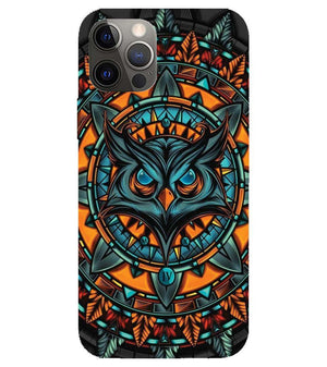PS1338-Premium Owl Back Cover for Apple iPhone 12 Pro
