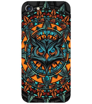 PS1338-Premium Owl Back Cover for Apple iPhone 7