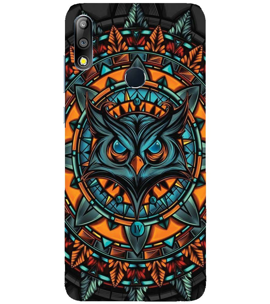 PS1338-Premium Owl Back Cover for Asus Zenfone Max Pro (M2) ZB631KL