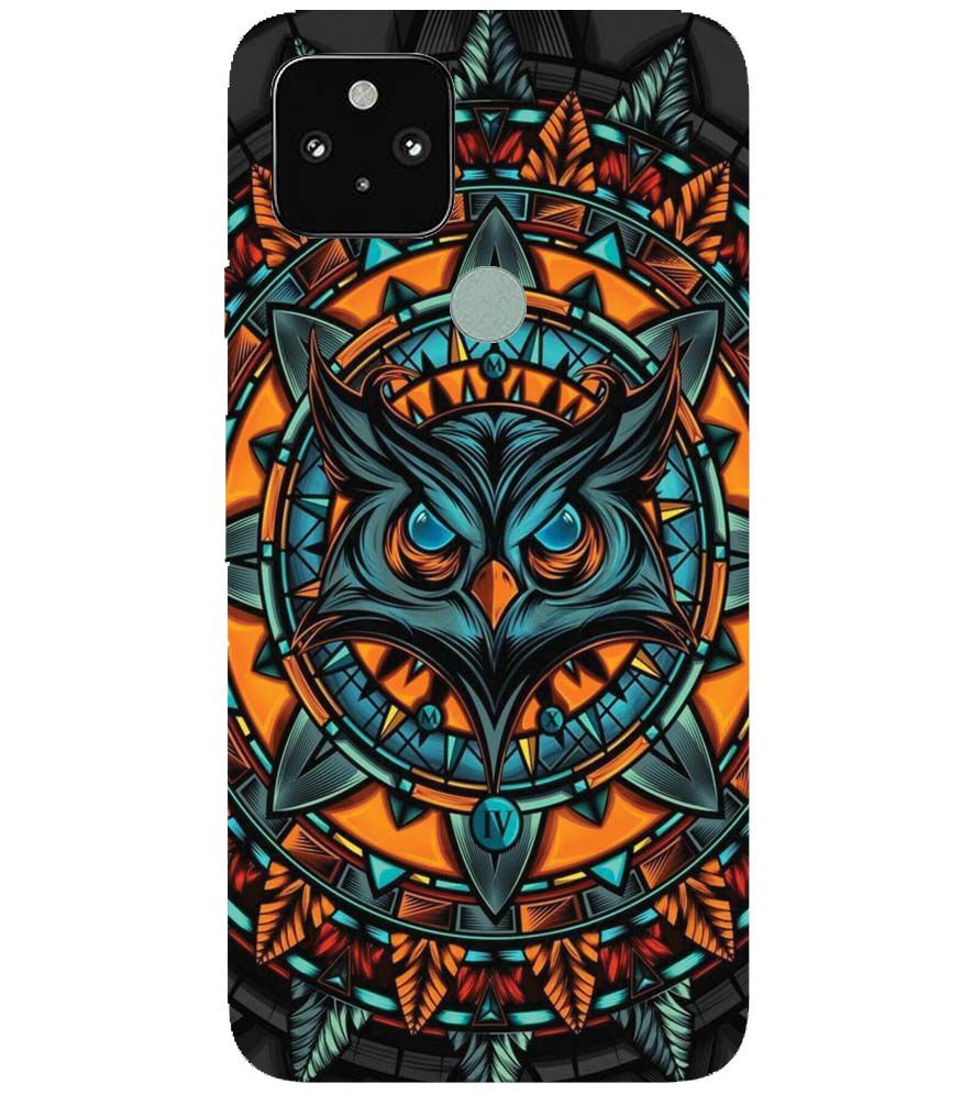 PS1338-Premium Owl Back Cover for Google Pixel 5